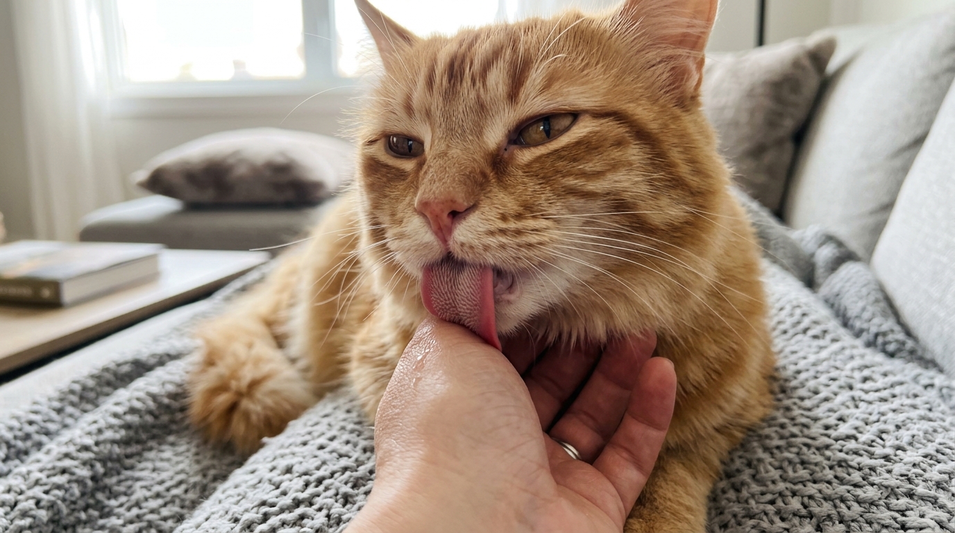 Why Does My Cat Lick Me? The Purr-fect Explanation